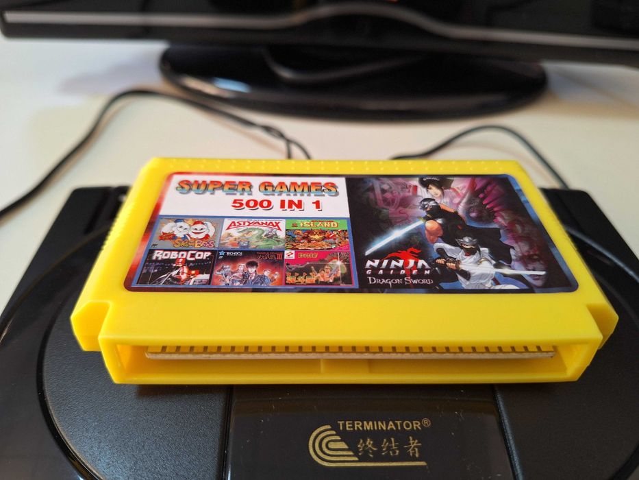 500 in 1 jocuri caseta discheta clasica cu jocuri pentru consola TV