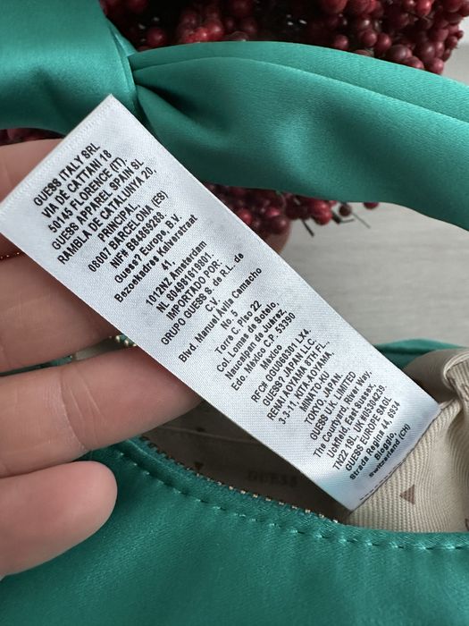 Geanta GUESS turcoaz