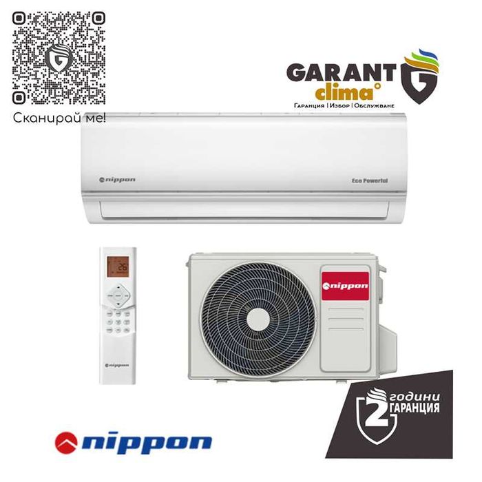Климатик Nippon KFR 12DCA Eco Powerful