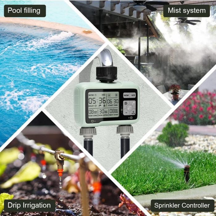 Programator irigare automat 2 Zone Independente