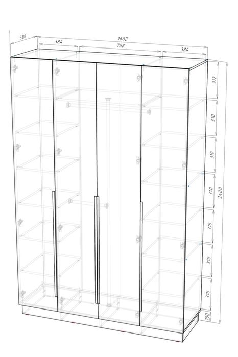 Продам шкаф новый за 75