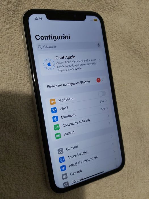 Vând iPhone X R White- neverlocked