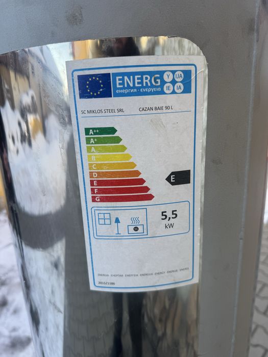 Boiler de inox pe lemne si electric -  Miklos Steel