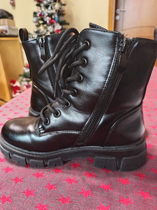 Черни топли боти за момиче