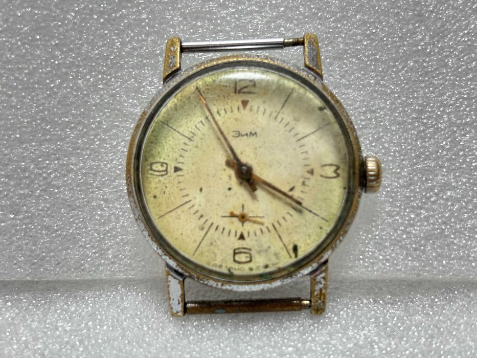 Работещ! Мъжки механичен Часовник "ЗИМ" СССР