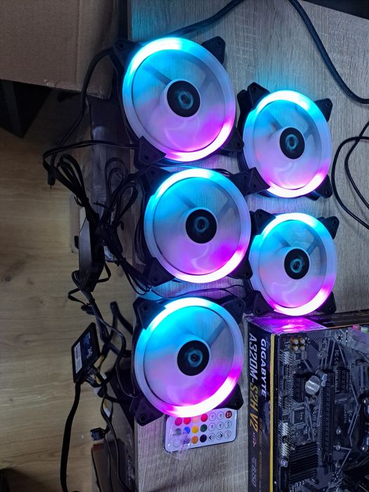 Kit 5 ventilatoare + controller