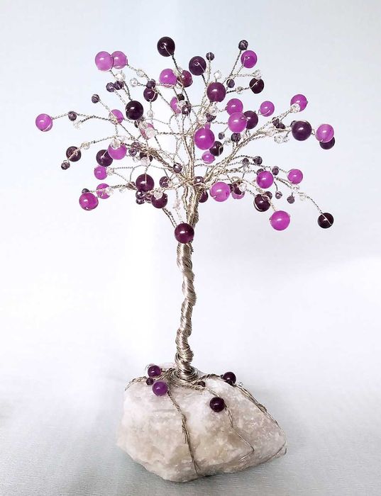 Дръвчета с минерали с реалистична форма/ Идея за подарък за празниците