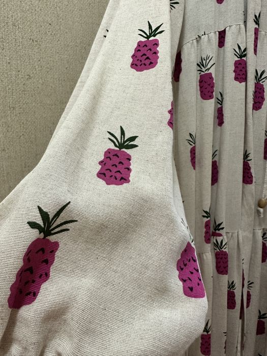 Платье из льна