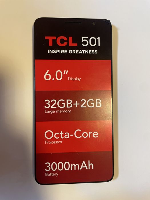 TCL 501  Inspire Greatness .6.0”,32 GB+2GB