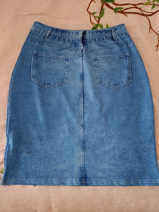 Юбка имитация джинсы