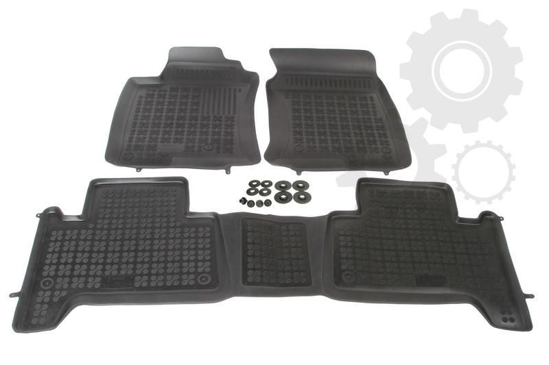 Set covorase auto din cauciuc Toyota Land Cruiser J120 01.2003-10.2009 , presuri tip tavita marca Rezaw Plast