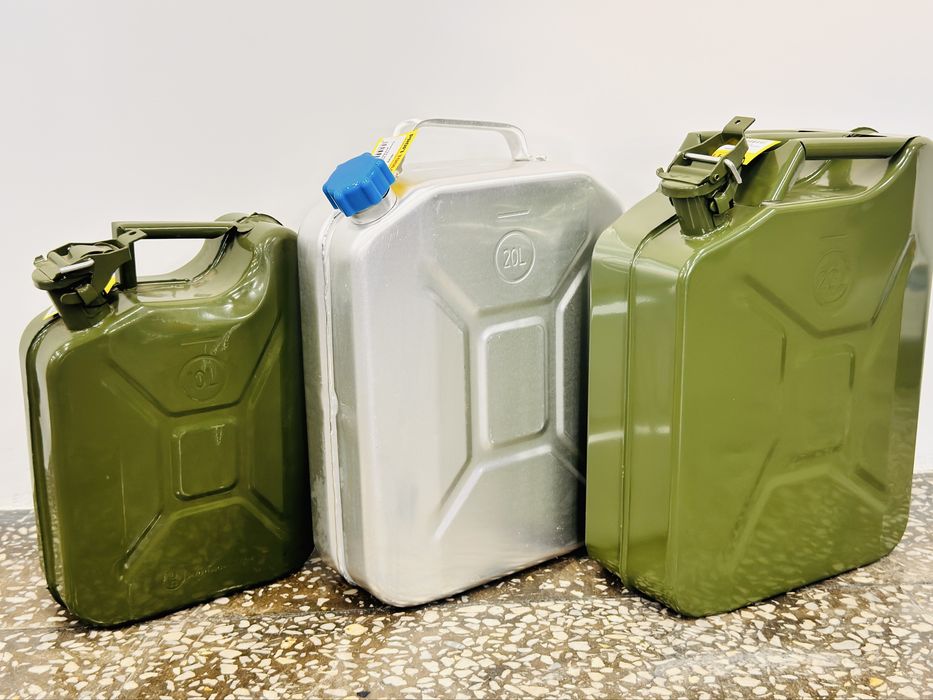 Канистра алюминиевая и металлическая. Kanistra