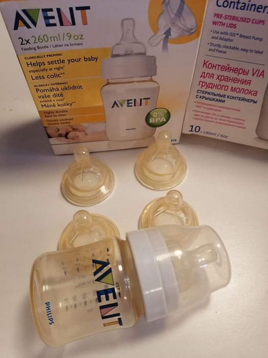 Ръчна Помпа за кърма Avent, компрес NUK за кърмачки