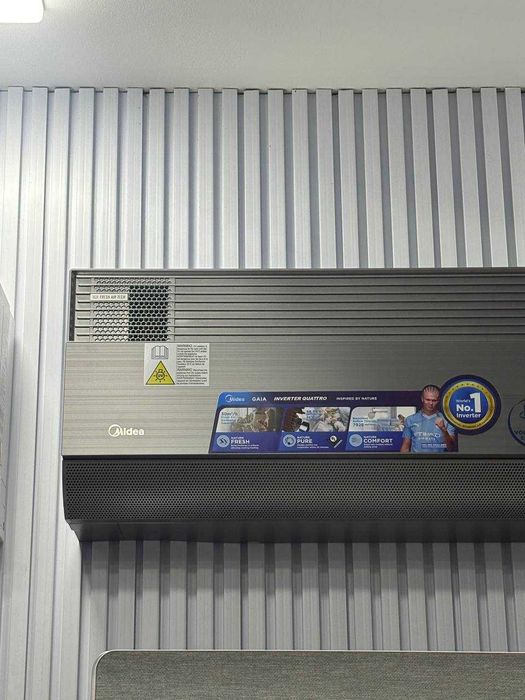 Кондиционер Midea модель GAIA Black  -12 000 Btu/h Инверторный!