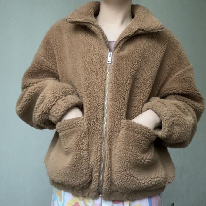 Тедди куртка, демисезонная