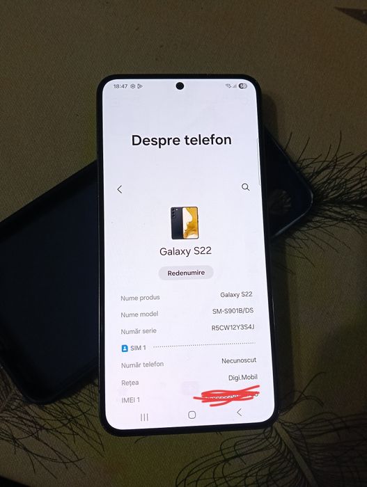Samsung Galaxy s22 128/8+8Ram