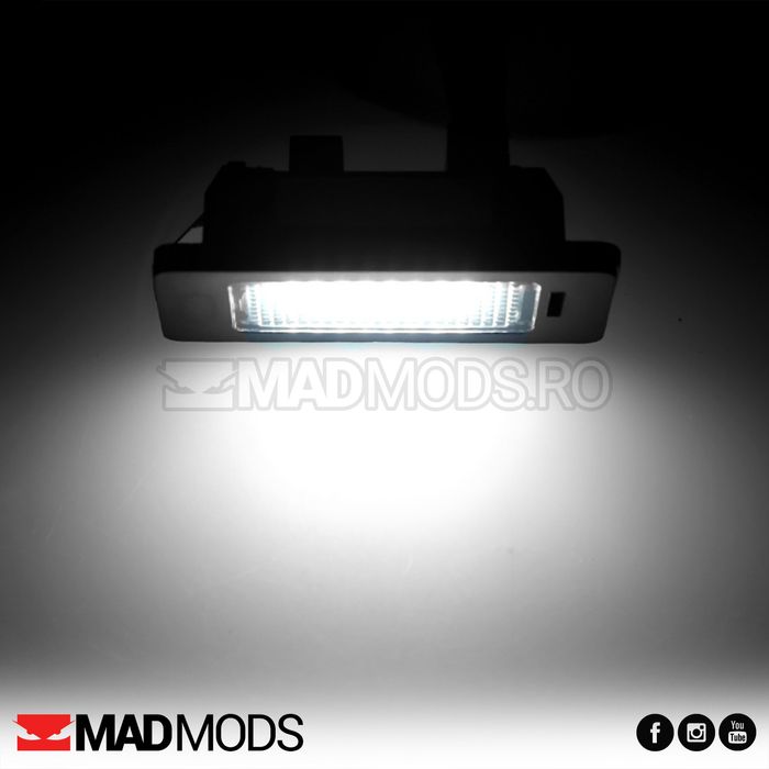 Lampi LED numar inmatriculare BMW E39 E60 E61 E90 E91 E92 E93 E81 E82