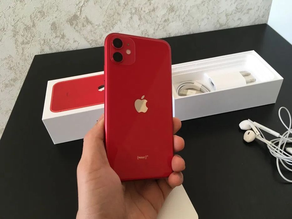IPhone 11 красный цвет 64гб