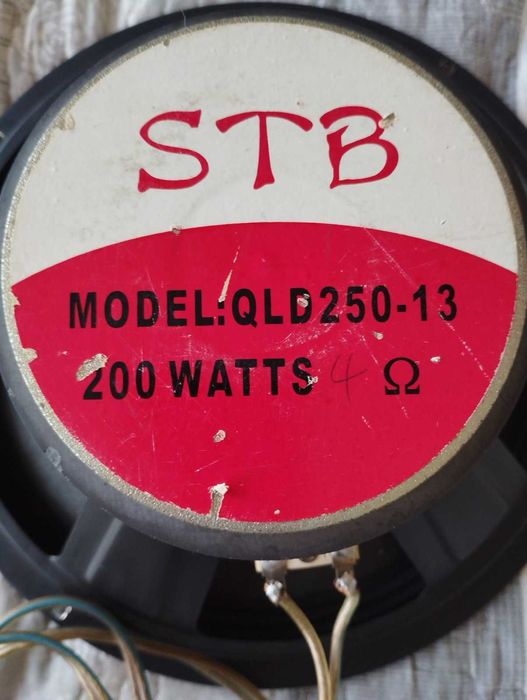 Говорител басов драйвер STB QLD 250-13 (10-инчов)