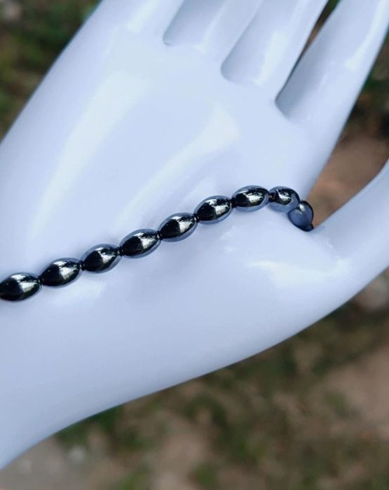 Rozariu (Tasbih) cu margele de hematit natural, copii