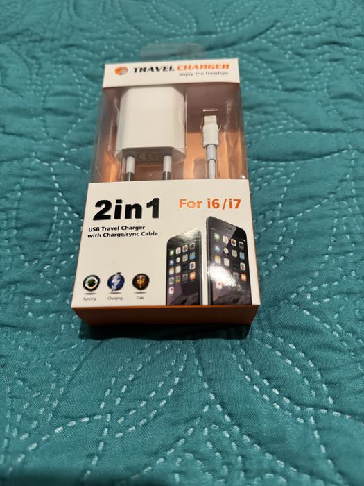 Продавам зарядно и кабел за Iphone type C-type C