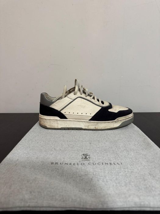 Brunello Cucinelli белые кроссовки оригинал
