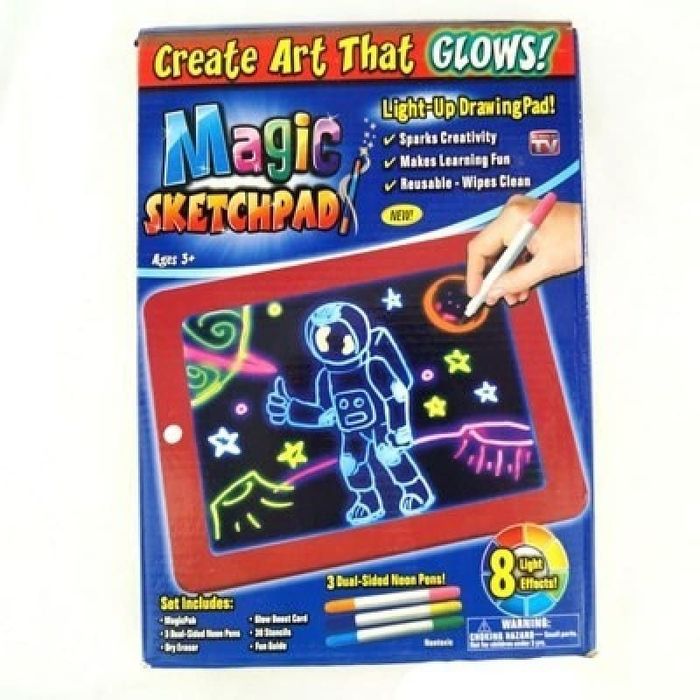 Доска для рисования с люминесценцией, игрушки