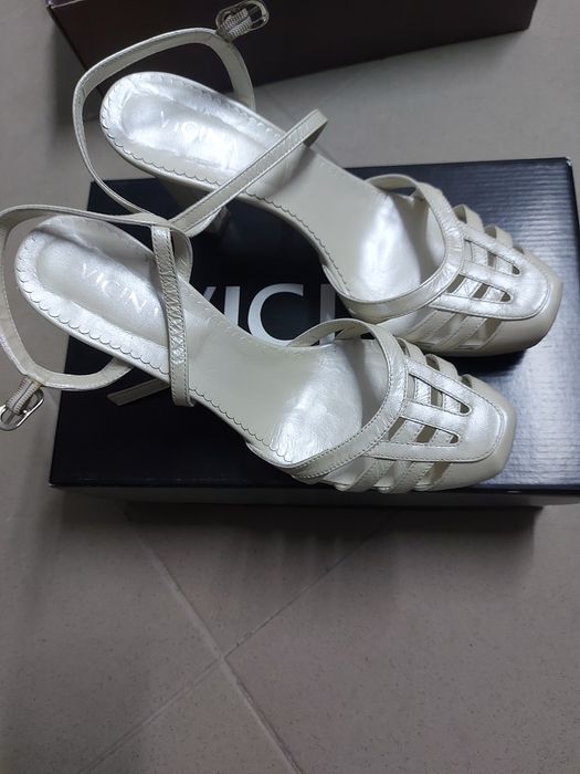 Sandale cu platforma, piele, mas 39