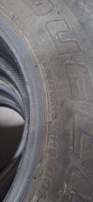 4 бр  255 70 16 Bridgestone dueler A/T