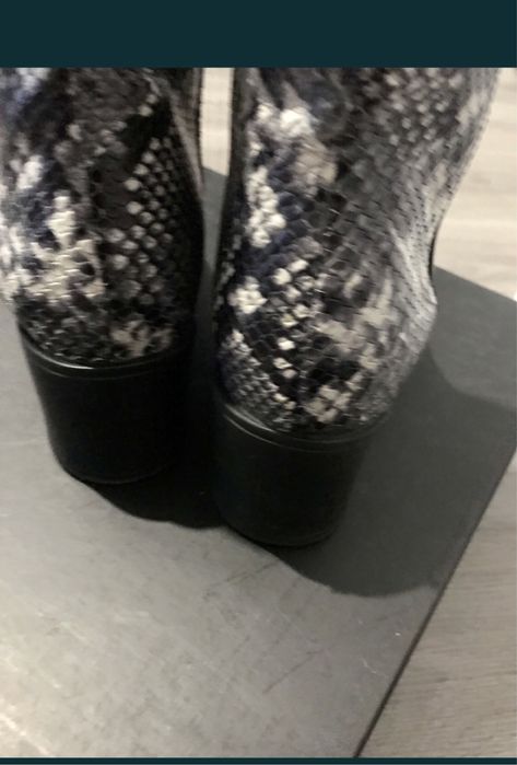 Cizme/botine din piele, Dasha, marimea38.