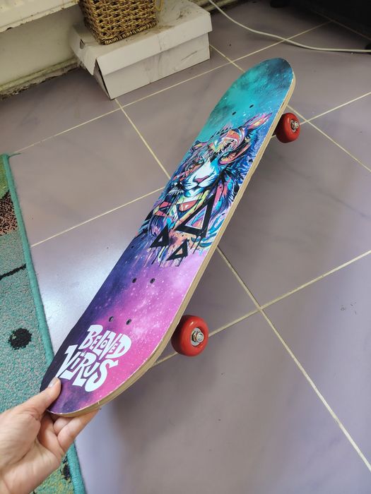 Skateboard nou TIGER dublu print