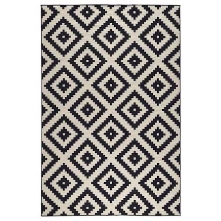 Ковер икеа, IKEA, черно-белый 2*3