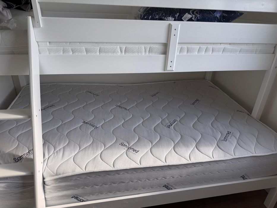 Saltea cu arcuri Pocket Somnomed Comfort Fit HoReCa 120×200, înălțime 30 cm, spumă cu memorie, husa tratament antiacarieni, fermitate mediu-tare