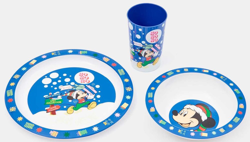 Set vesela Disney - Livrarea 5 lei - Nou - 3 piese