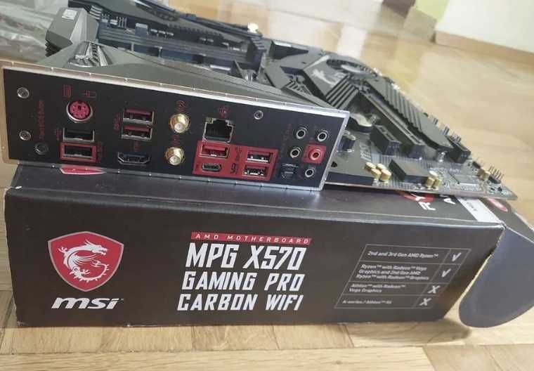 AMD Ryzen 9 5900X + MSI X570 Gaming Pro Carbon Wi-Fi