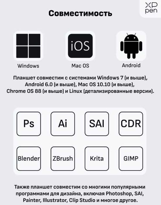 Графический планшет для рисования Deco 01 V2
