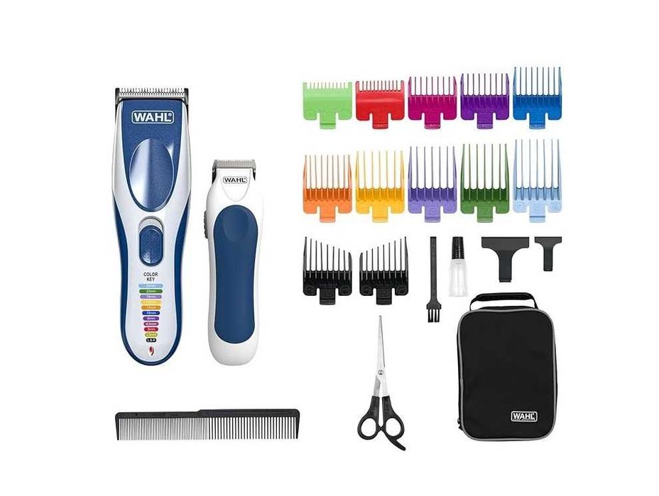 Комплект машинка за подстригване Wahl Color Pro Combo с тример,  безжична