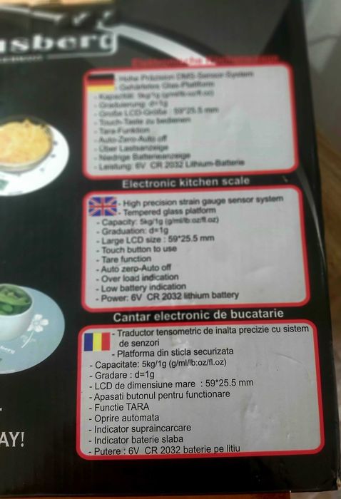 Cantar de bucatarie Hausberg