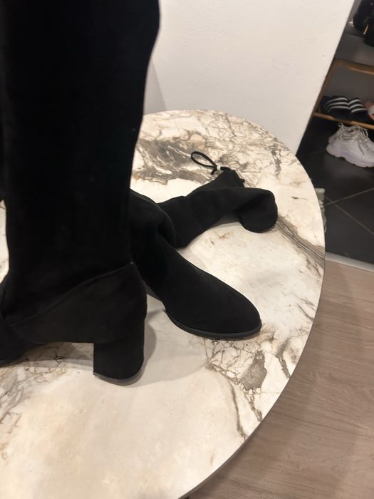 Cizme inalte negre marimea 38