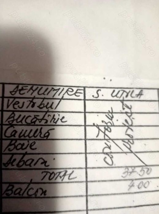 Vand Garsoniera Rahova