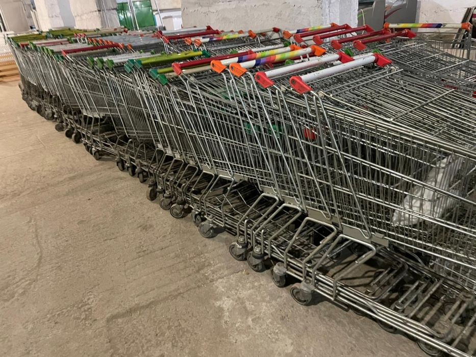 Тележки торговые б/у