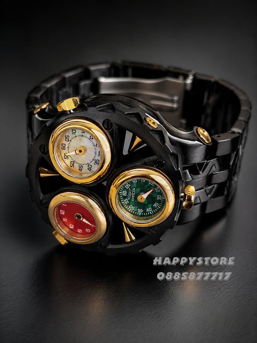 INVICTA Cerberus Black 47 mm, Инвикта нов мъжки часовник