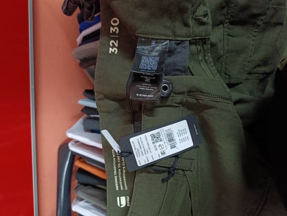 Оригинални панталони G-Star Raw Cargo W32 W34 W38 нови мъжки