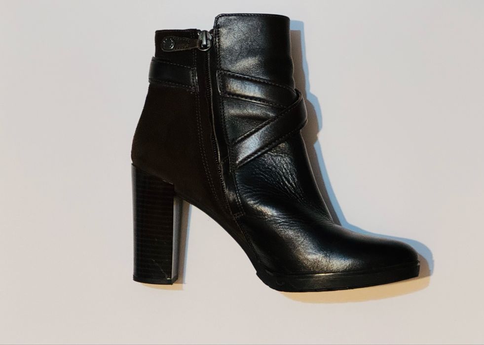 botine piele naturala