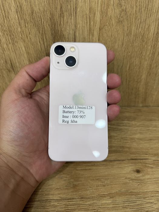 Iphone 13 mini 128 pink holat yaxwi aybi yoq kha reg