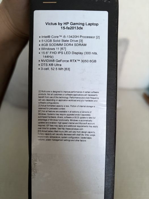 HP Victus 3050 i5