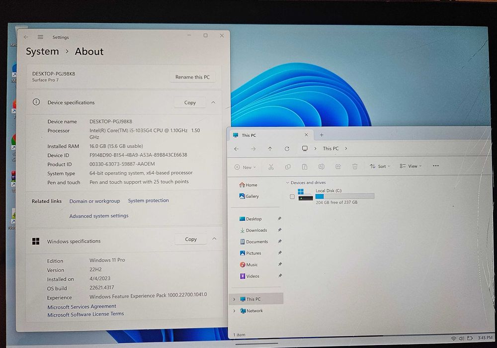 Microsoft Surface 4,6,7 Pro functionale cu unele defecte - pret redus