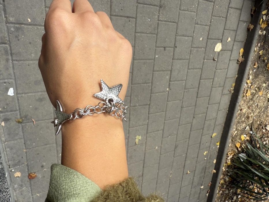 Златна гривна бяло злато 15.11 гр. 14к проба 585 / 19 см.