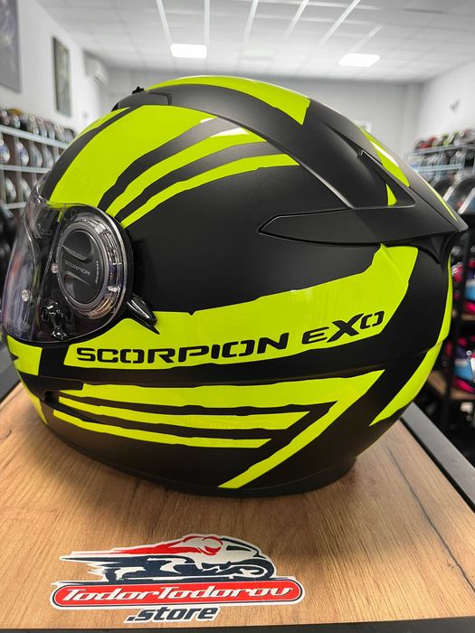 Мото каска за мотор SCORPION EXO 500 FUERA,вградени очила M 57-58см