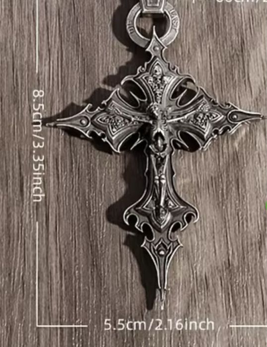 готический крест, подвеска